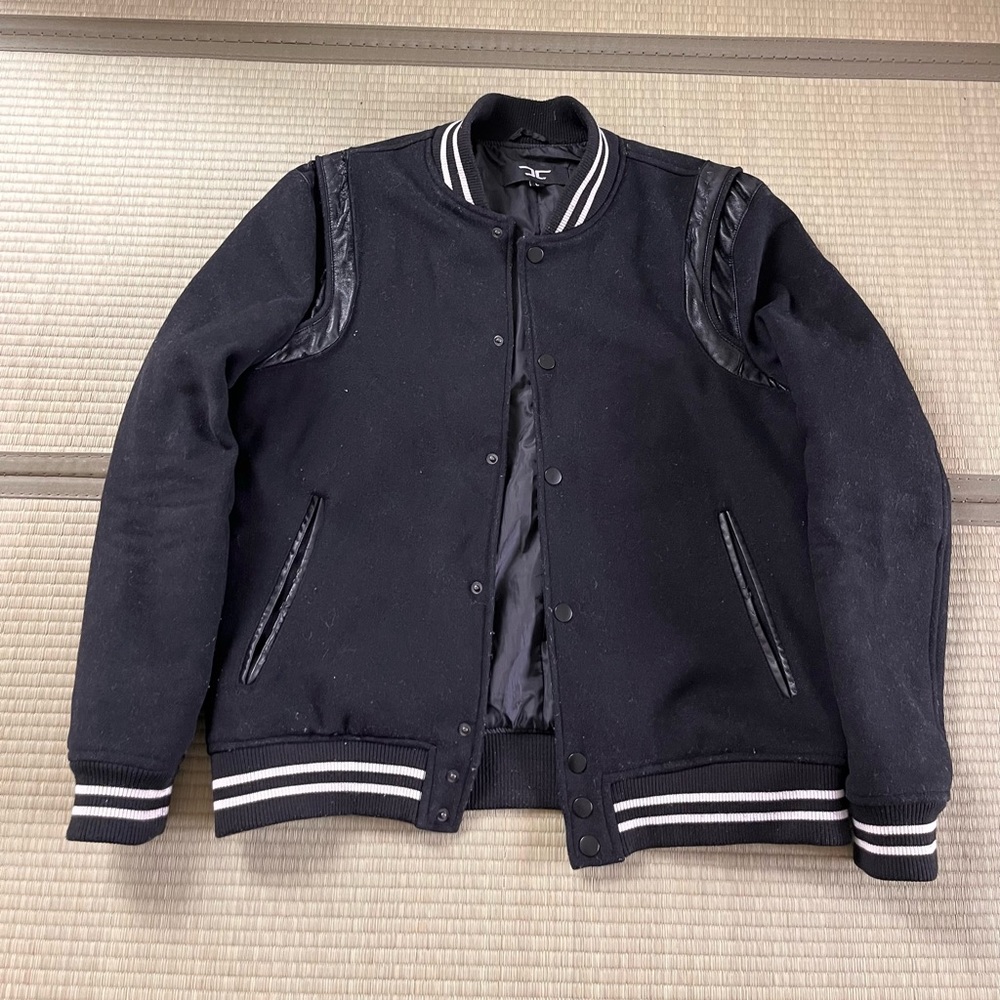 JC Black Varsity Jacket Sz. L